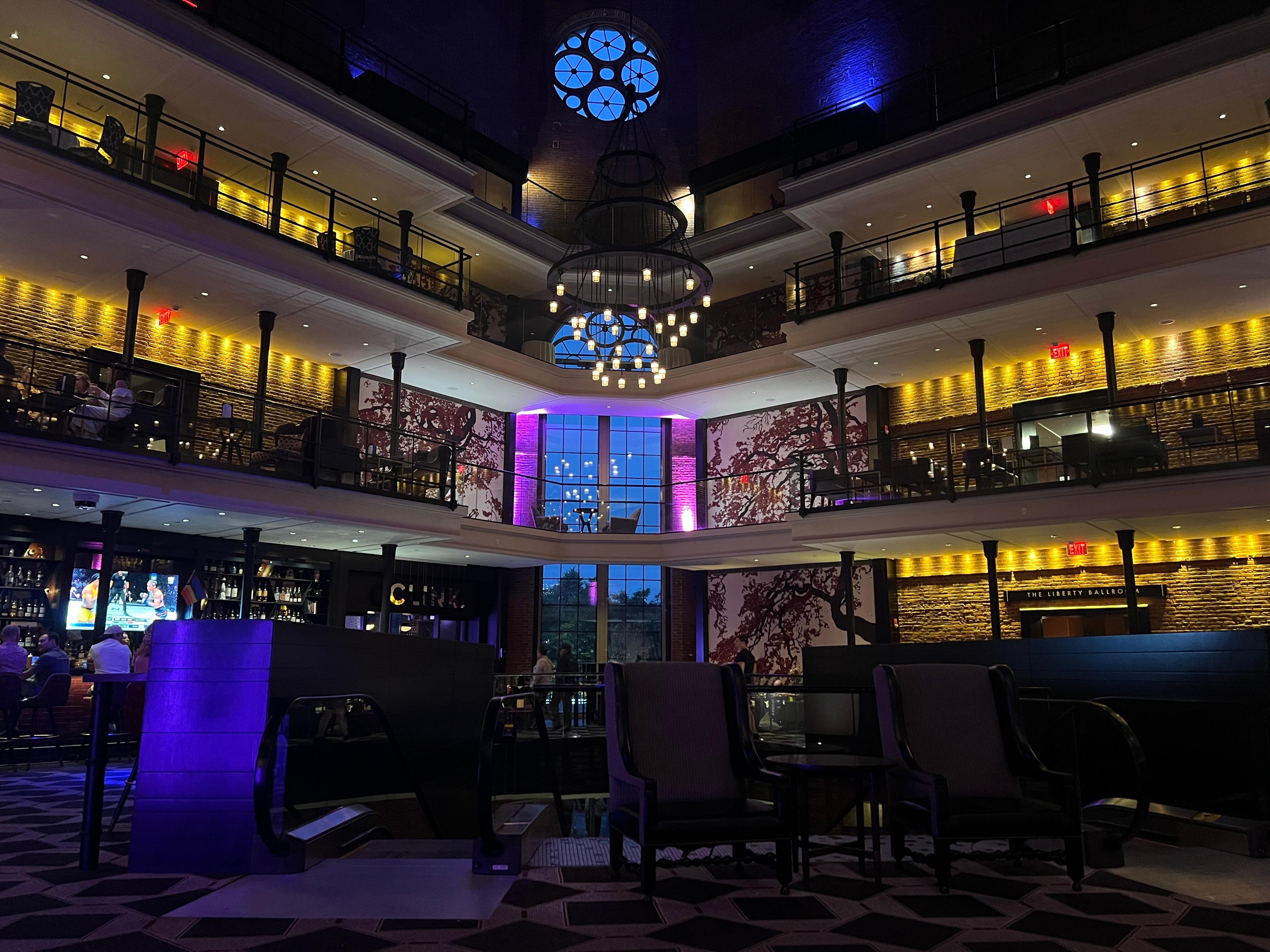 Interior lobby.