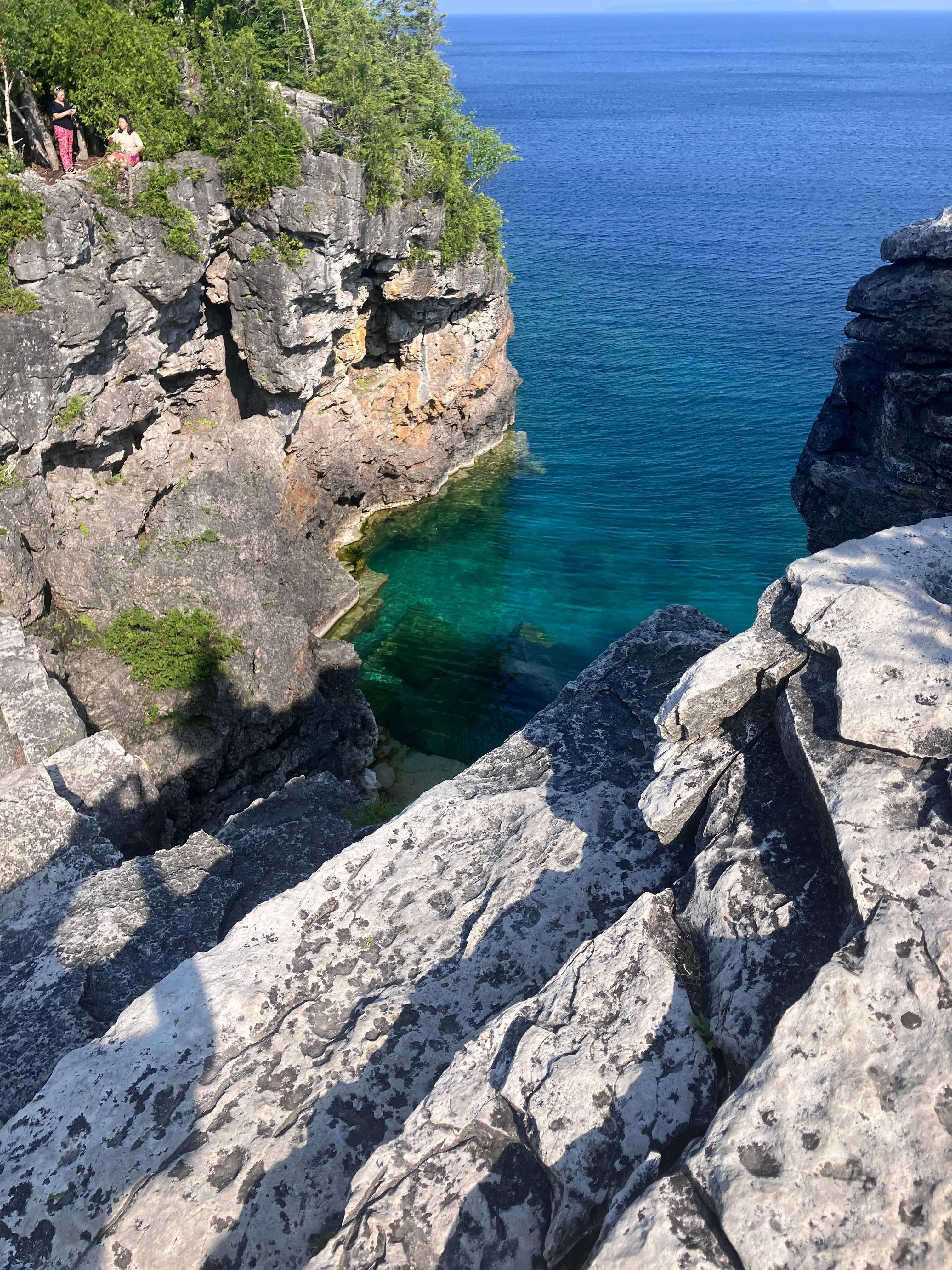 The Grotto from land