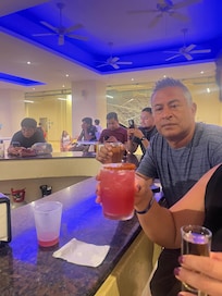 Having fun at watching the football games great service some drinks are not included on the package but it was a reasonable price