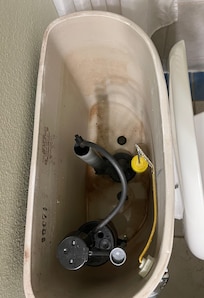 No water in the tank to flush the toilet! We had to wait until morning to fix ourselves!