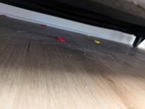 Floor under couch