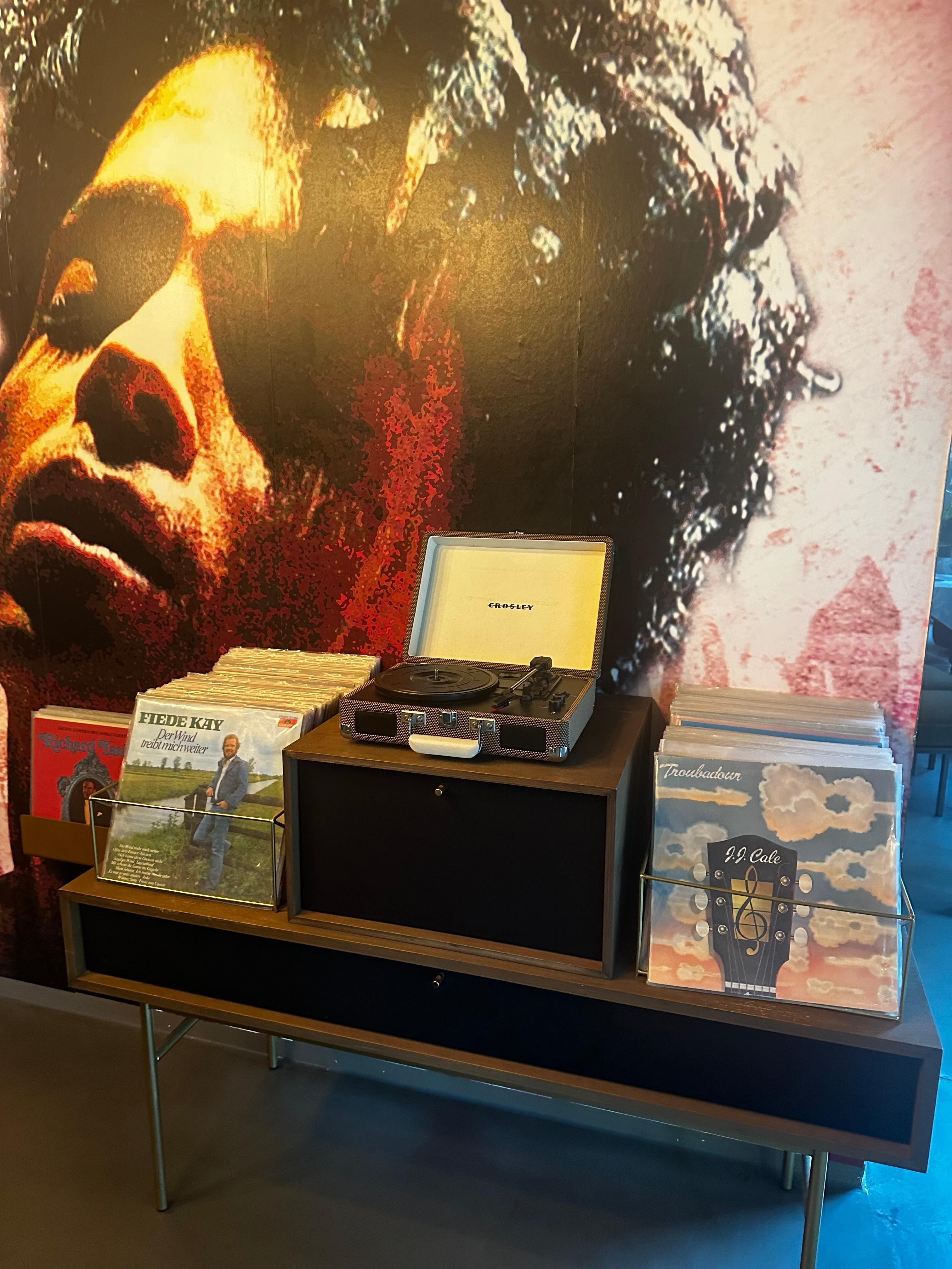 Wall in the check in area. 