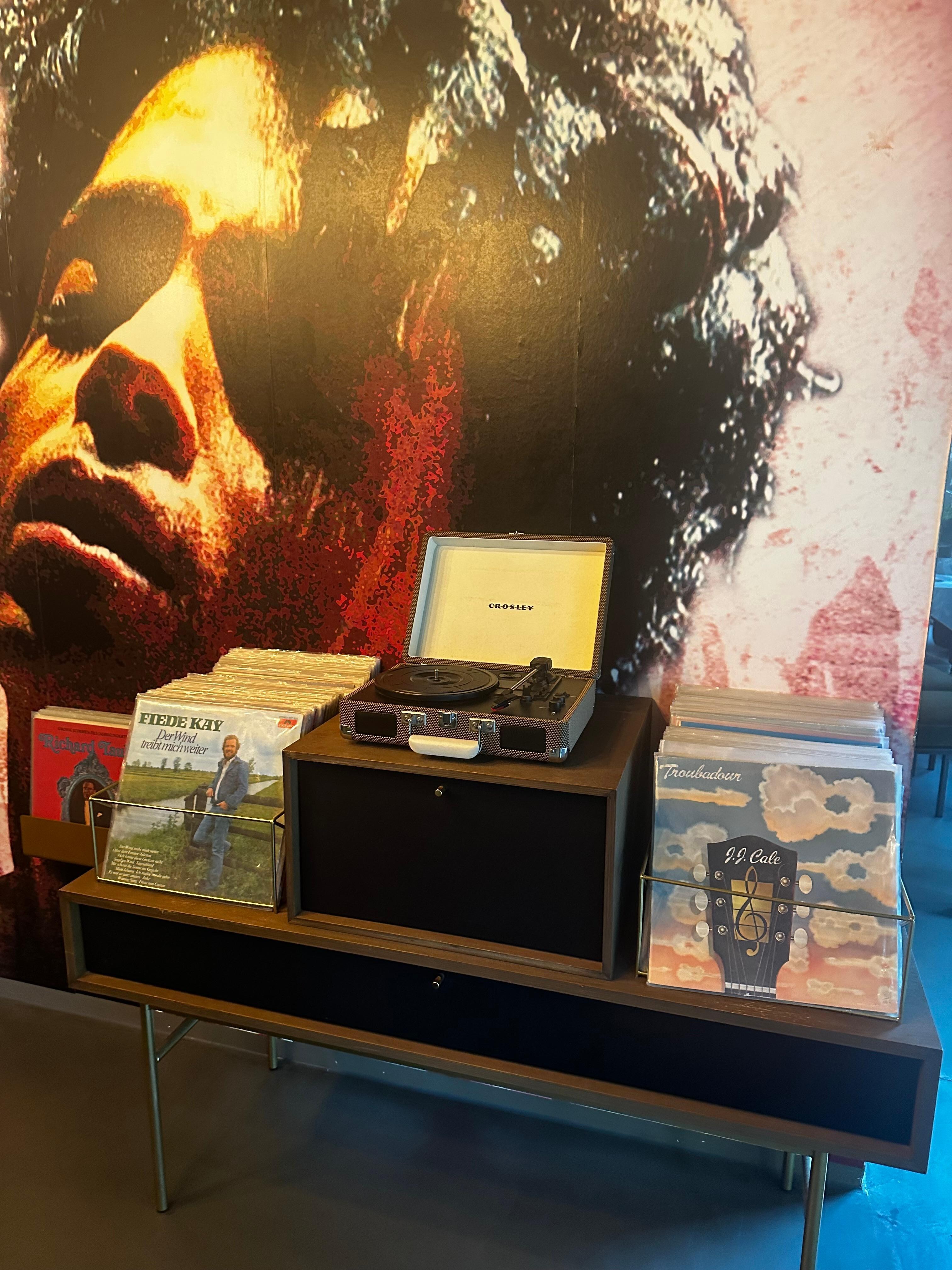 Wall in the check in area. 