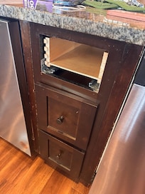 Broken cabinets