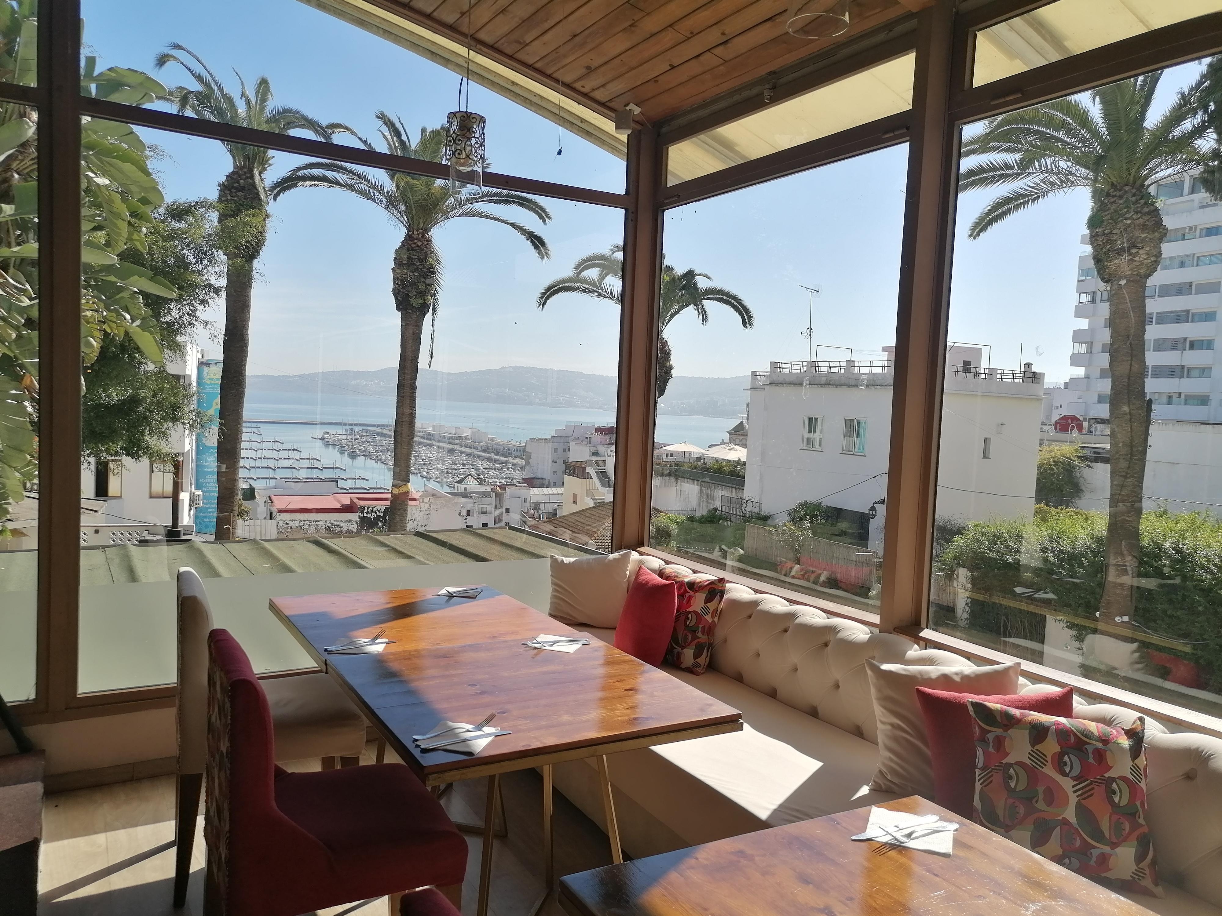 Vista da sala de pequeno-almoço