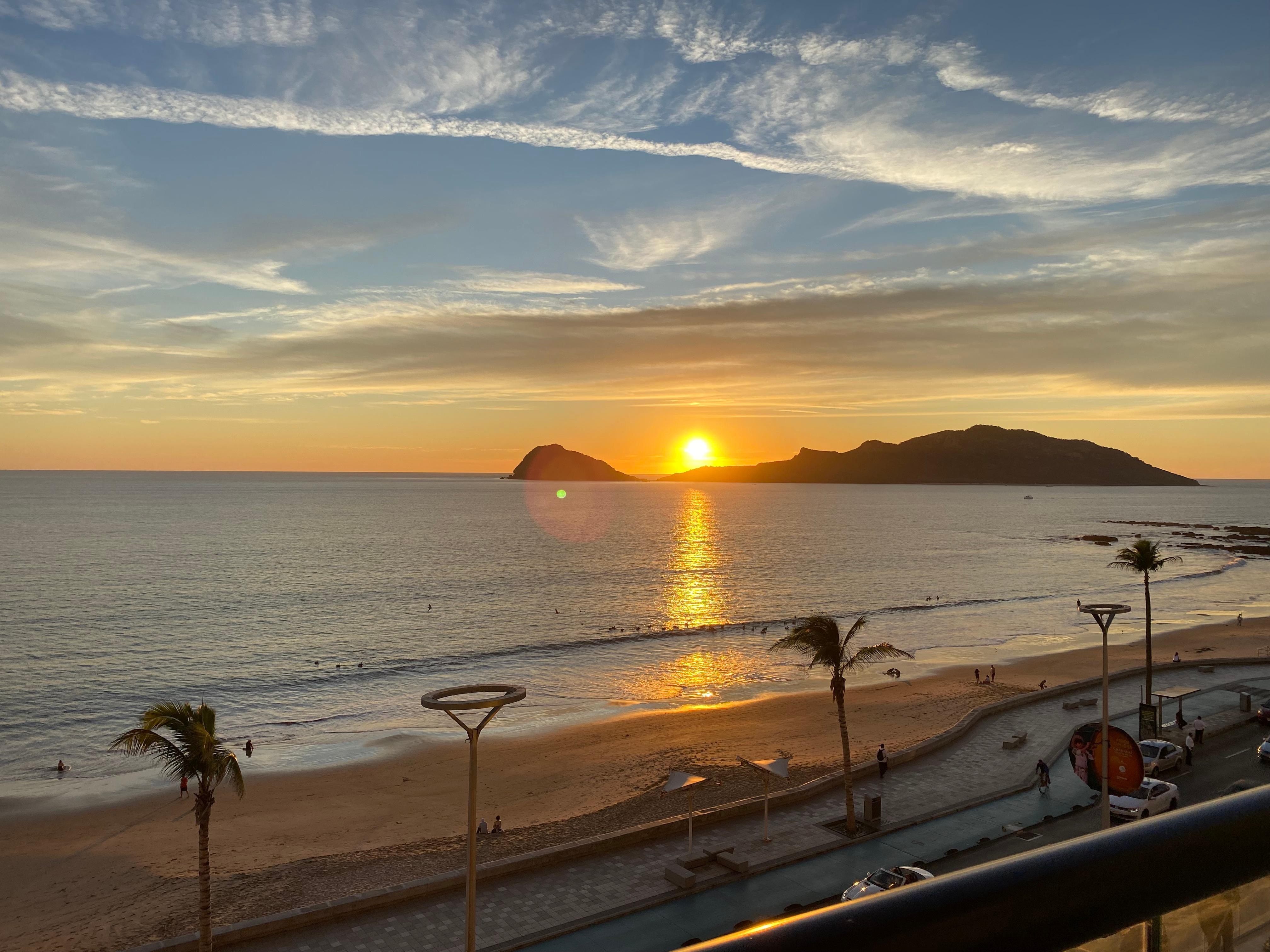 Beautiful sunsets from our deck