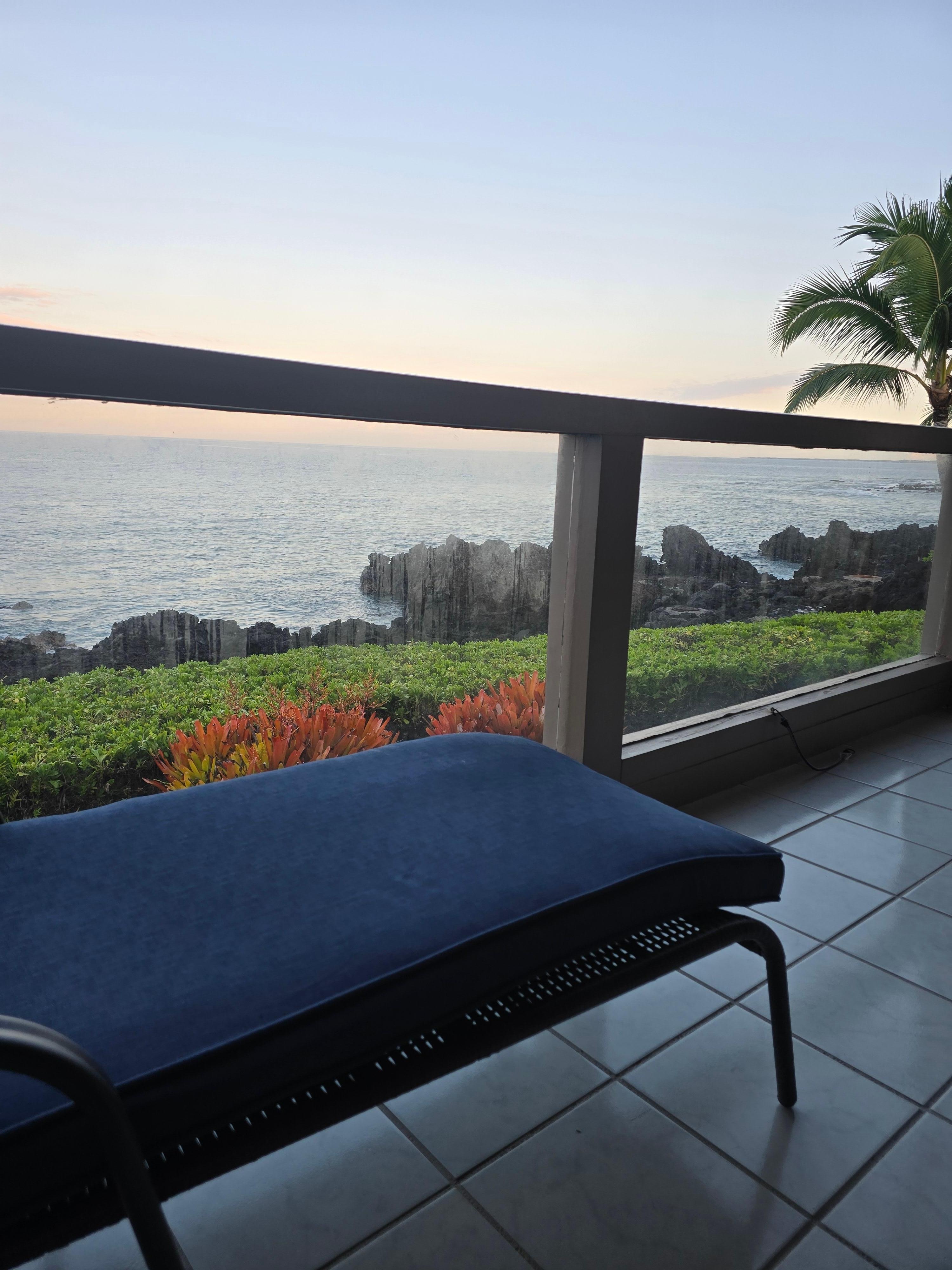 View from the lanai. 