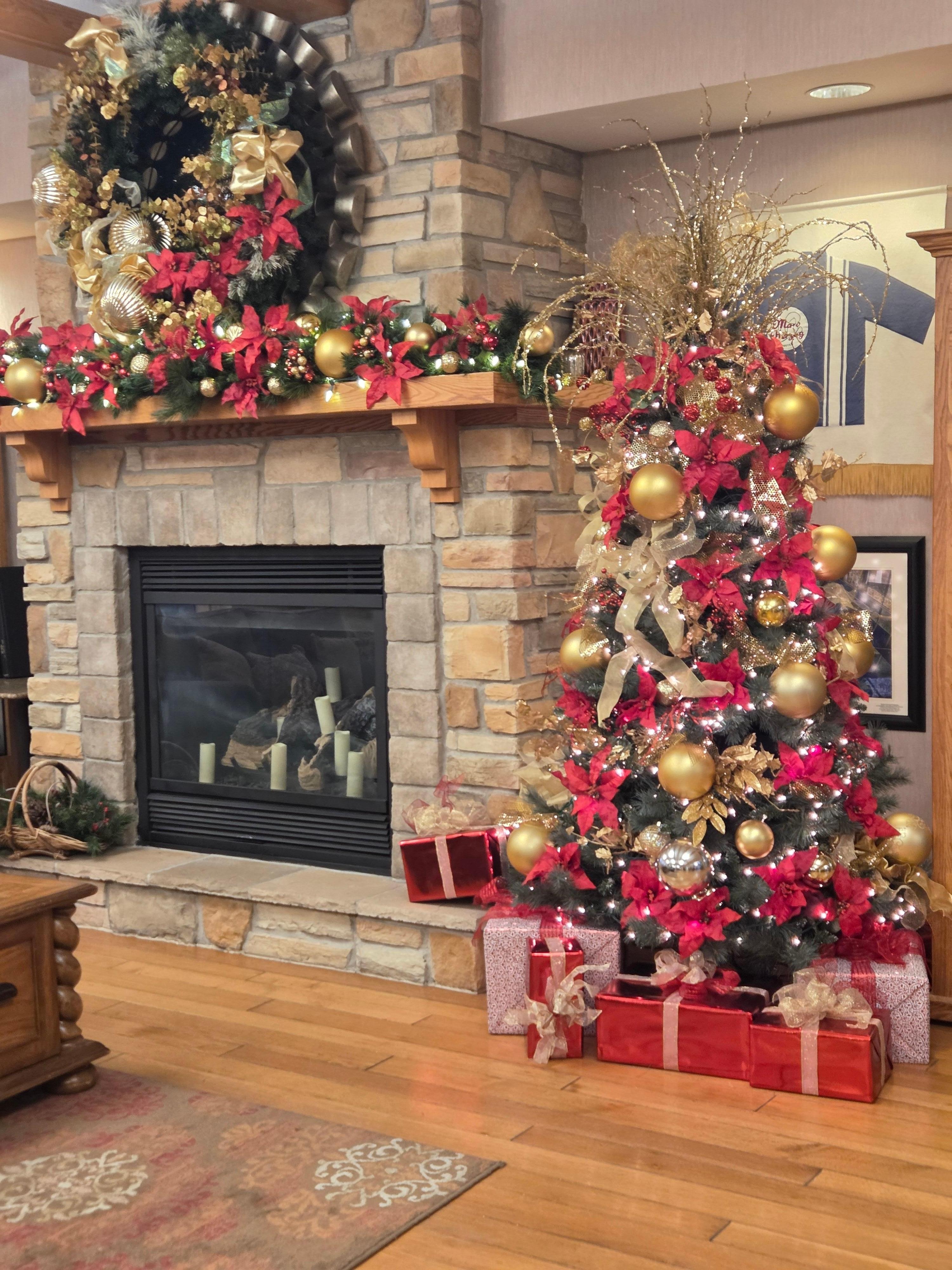 Area outside the breakfast area.