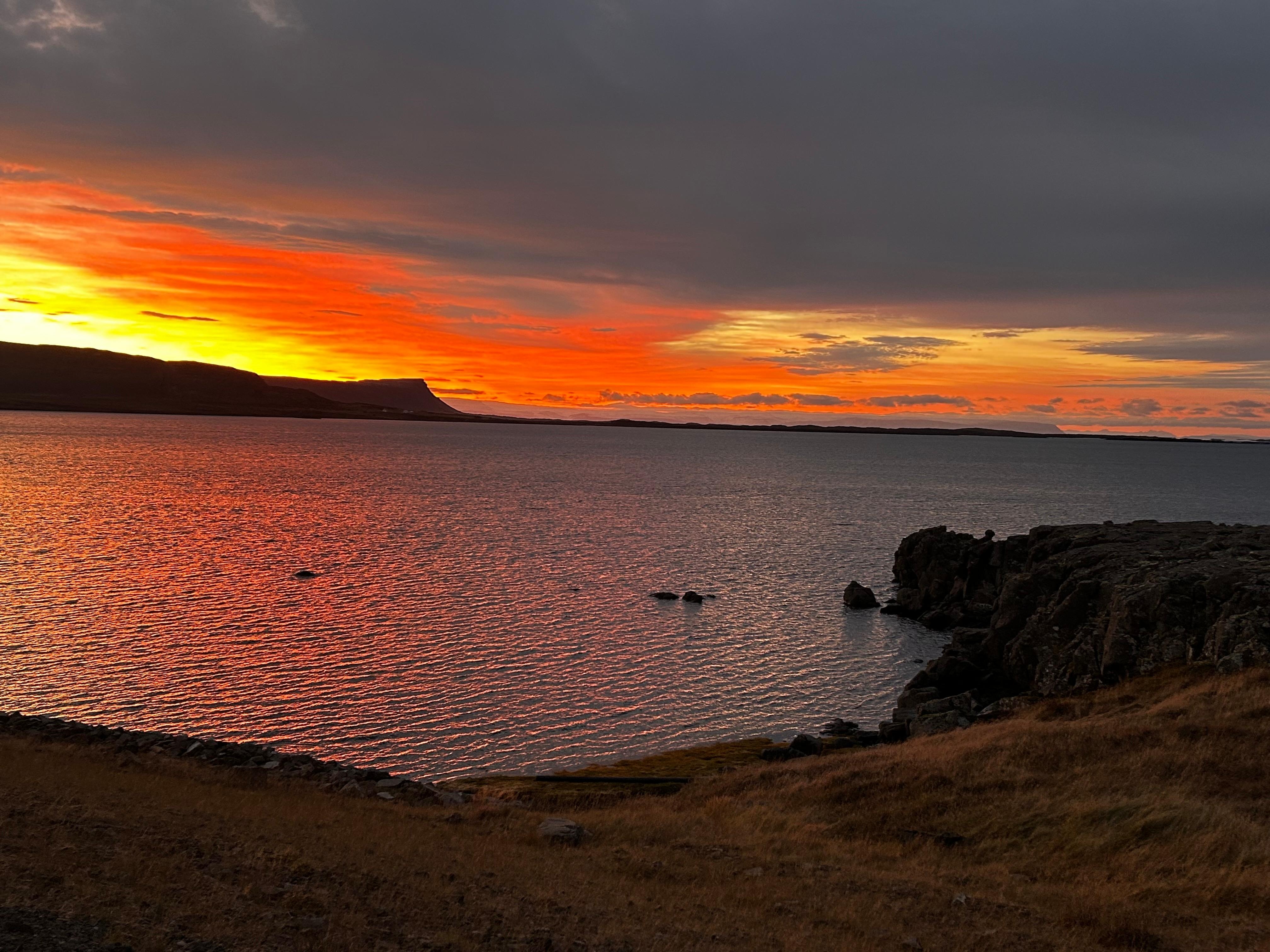 October sunrise from the front porch