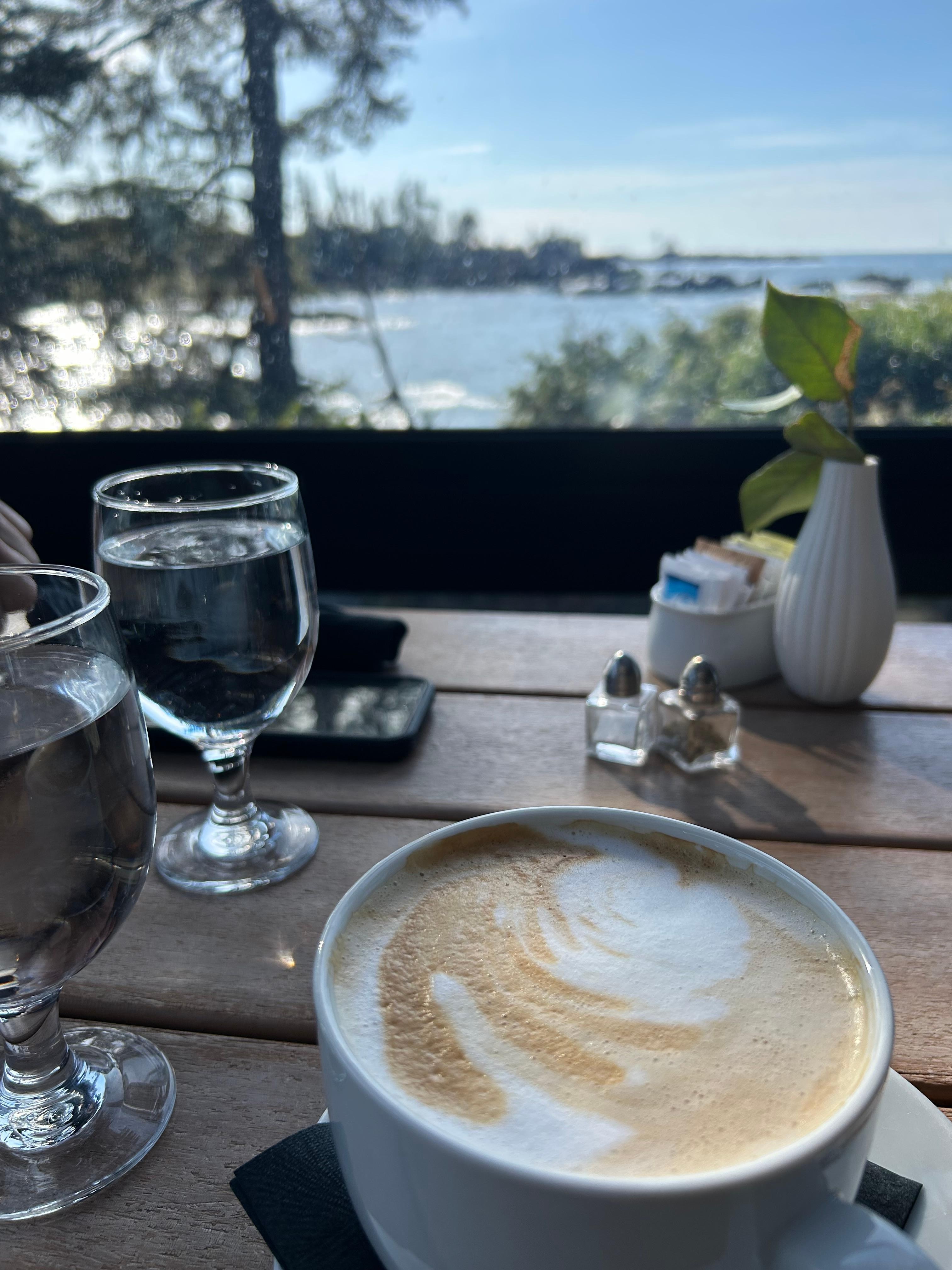 Breakfast with a view