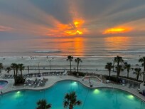 Sunrise from our balcony