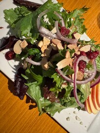 Salad at Keenan’s in the bar.