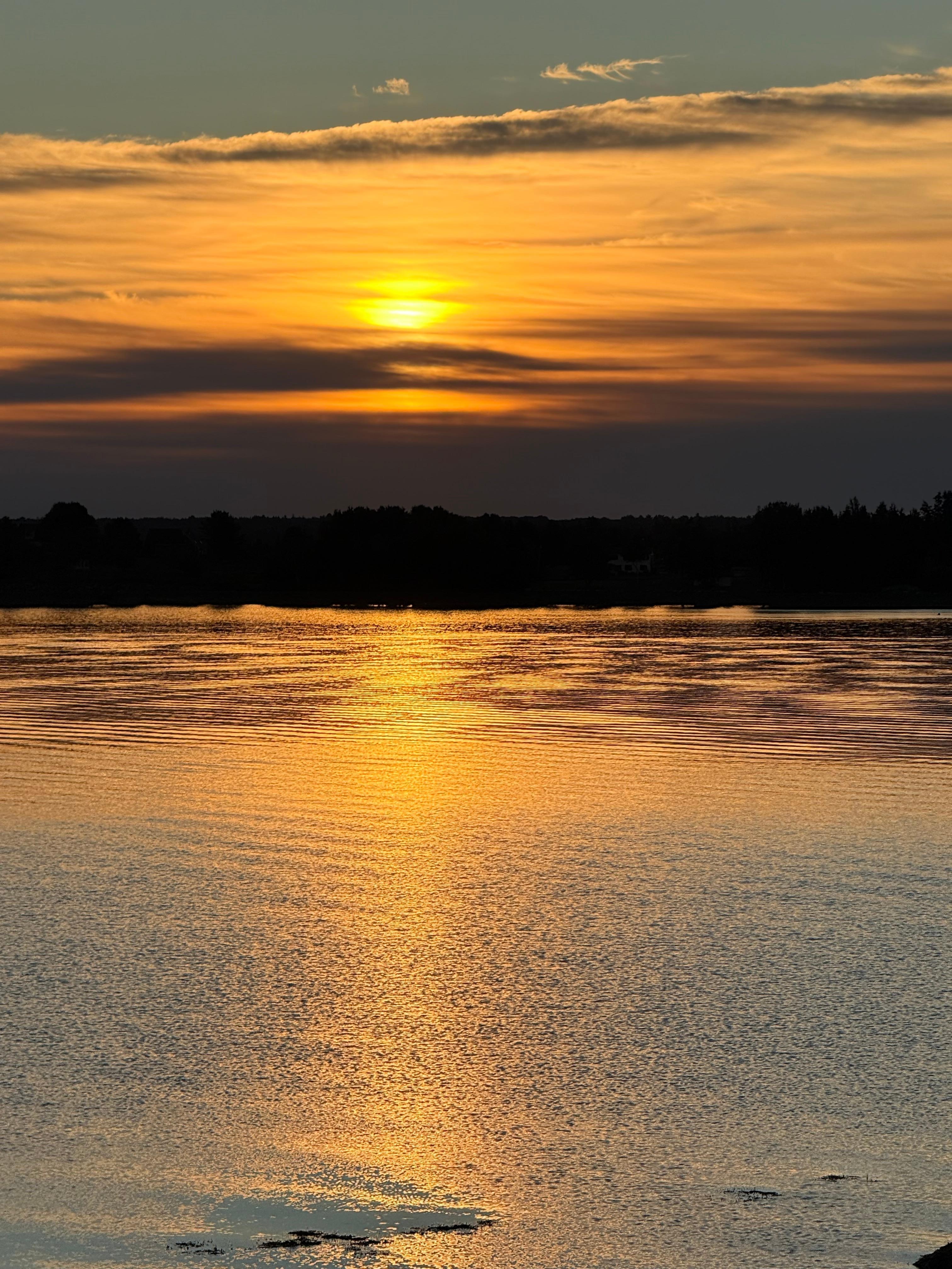 sunrise from the beach