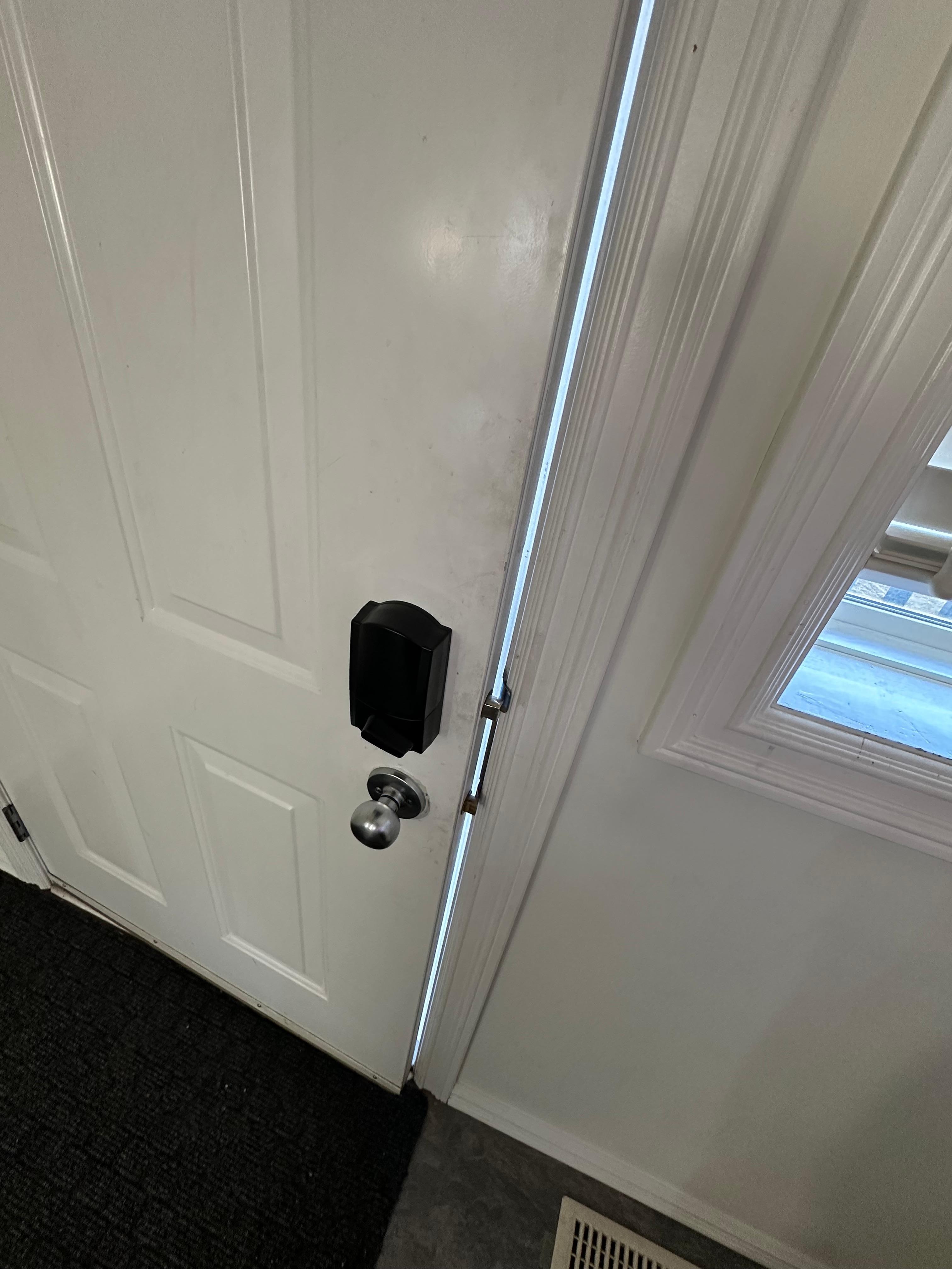 This was just the front door but all the doors looked the same. 