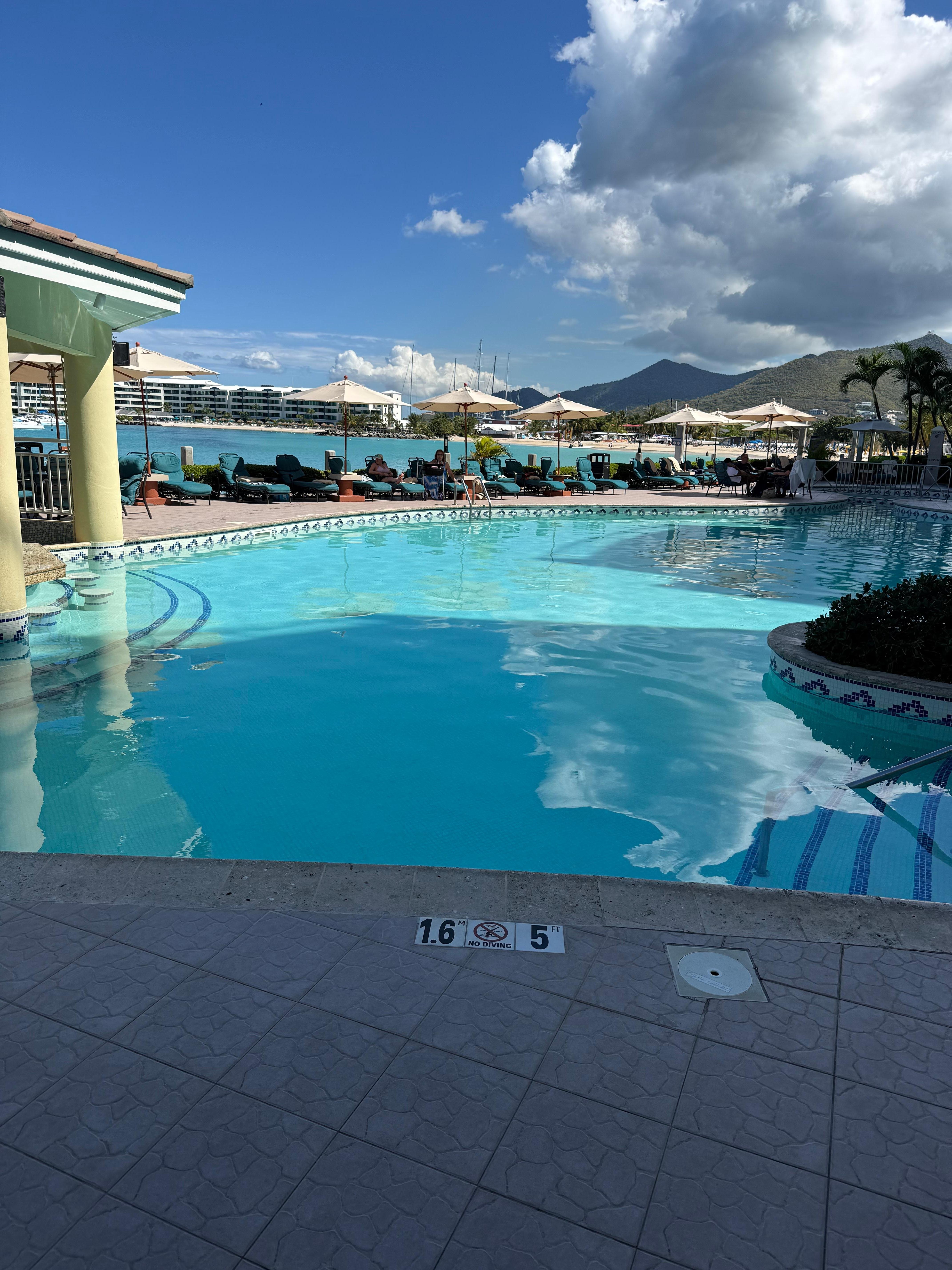 One of the many resort pools