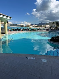 One of the many resort pools