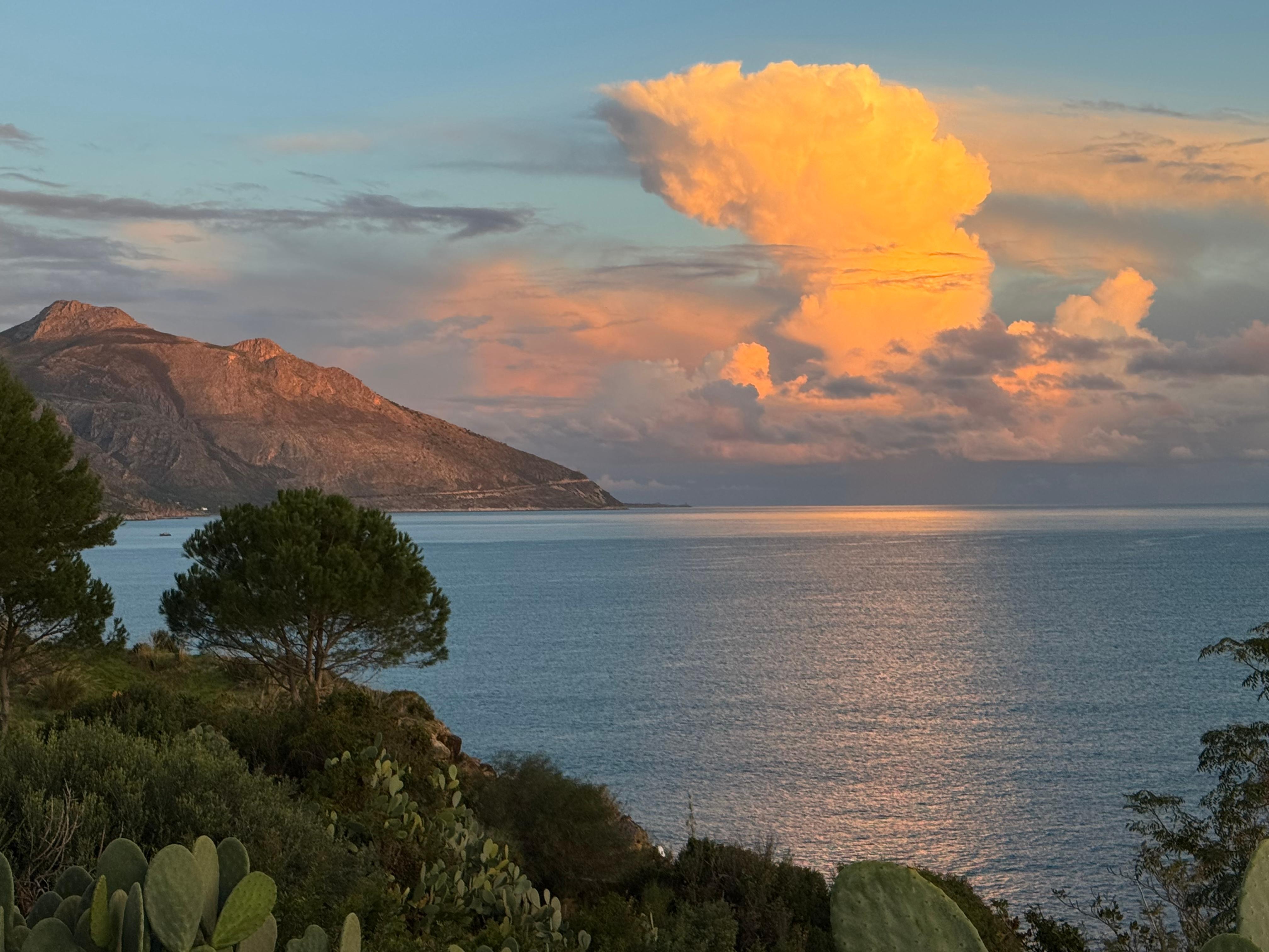 Early morning one November day after the storms