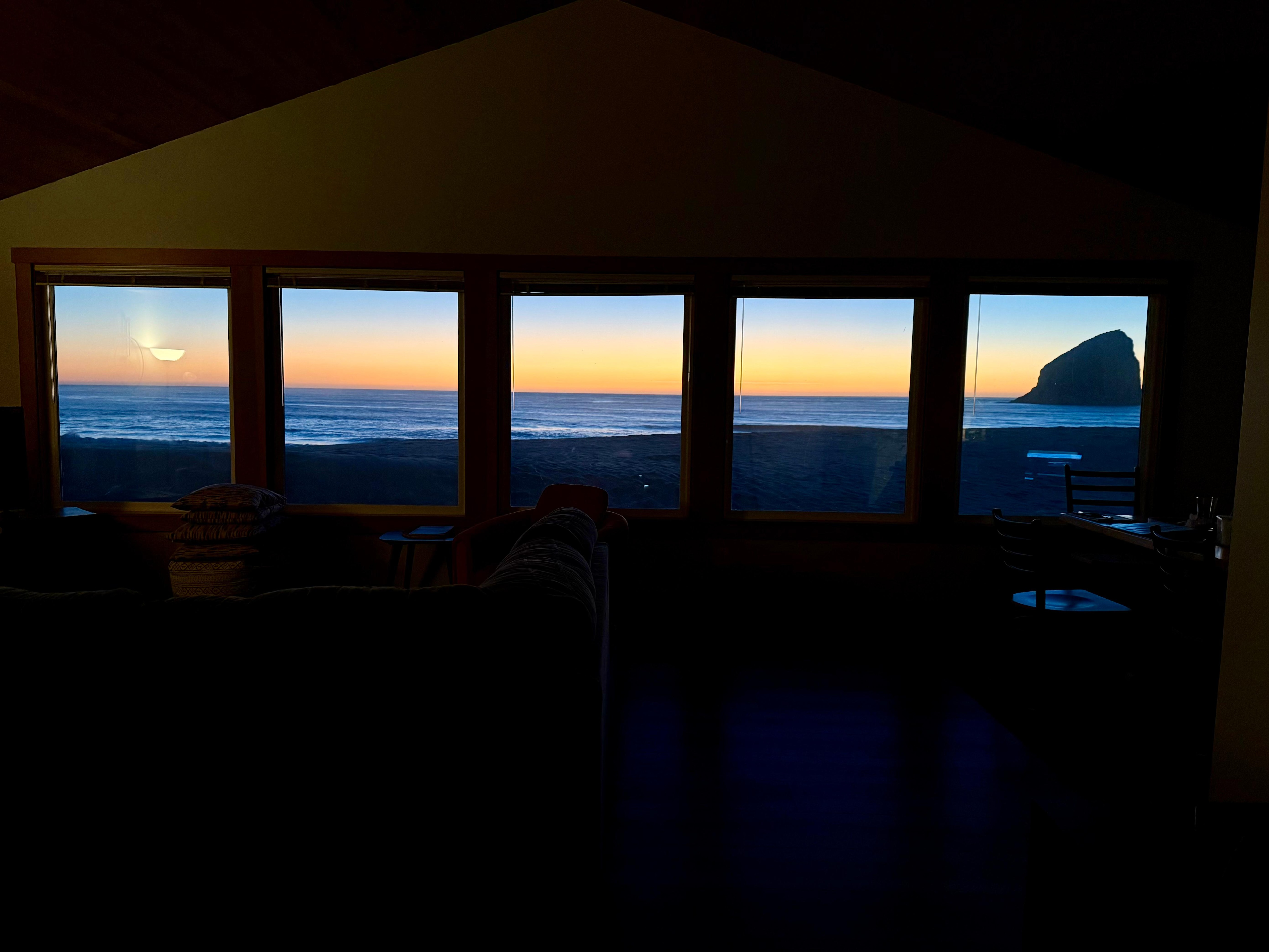 Sunset our first night! 