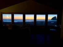 Sunset our first night!