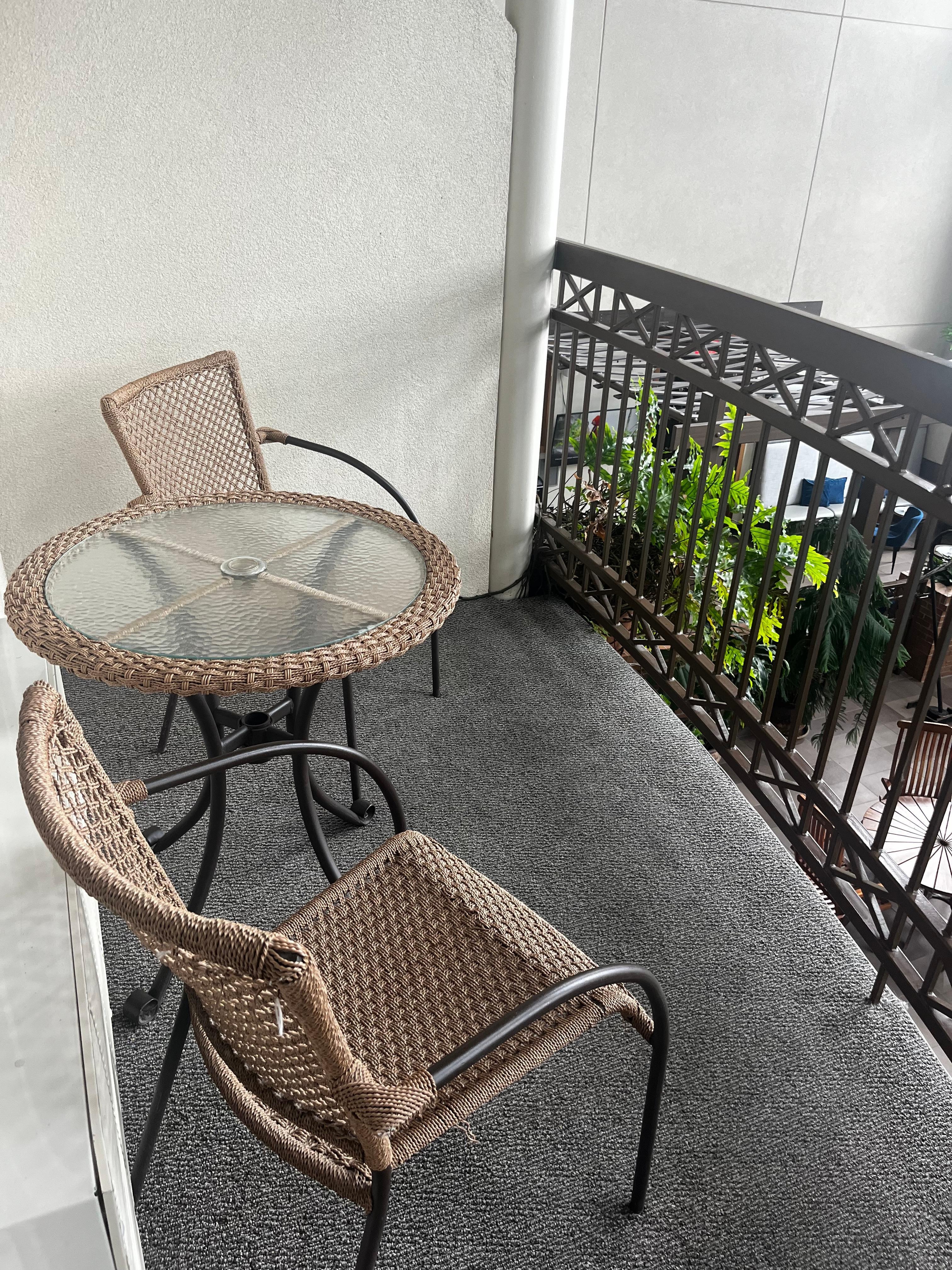Balcony off our room