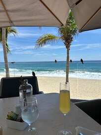Breakfast view at buffet.