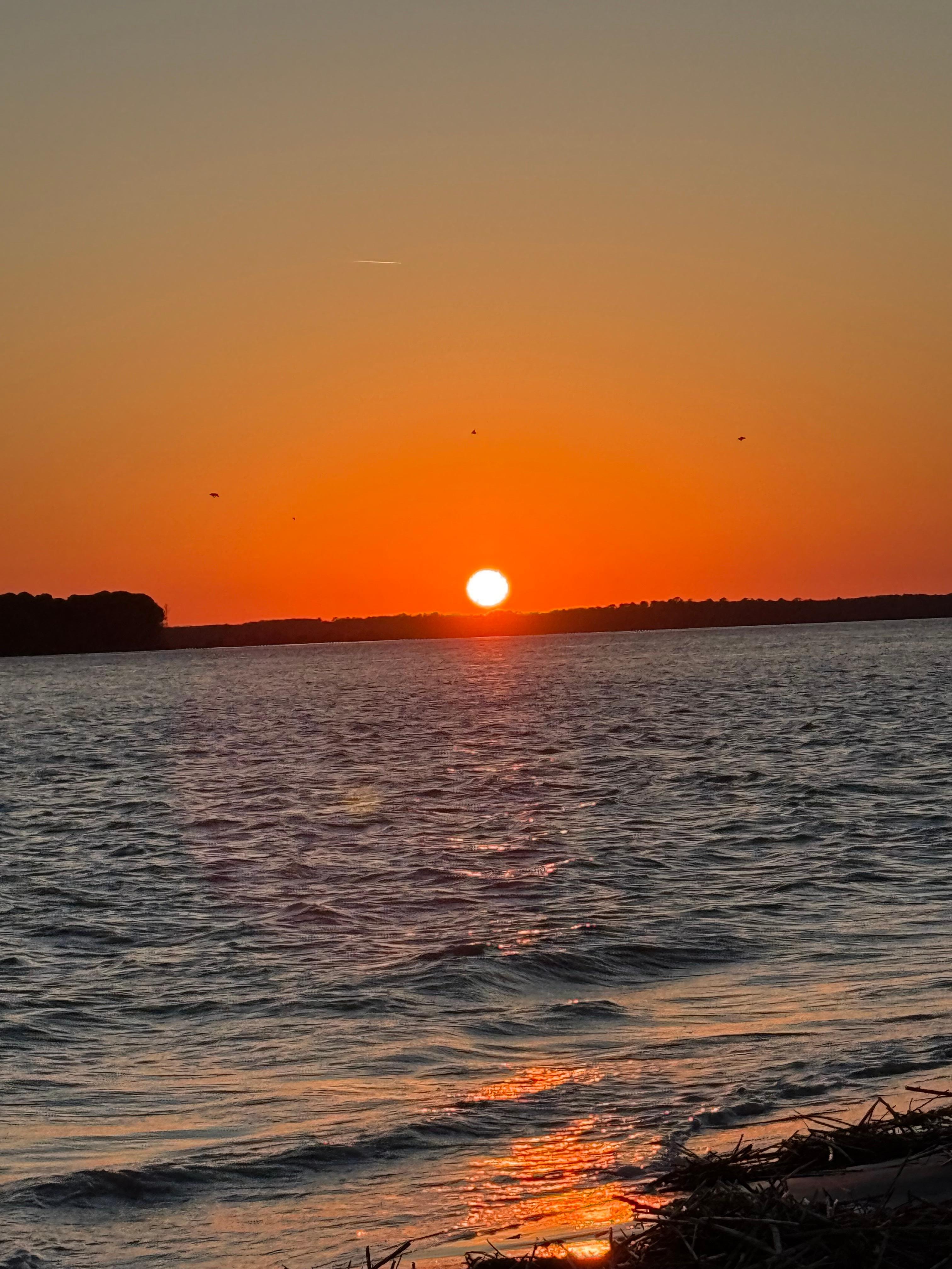 You also get perfect sunsets. 