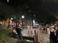 Park down the hill