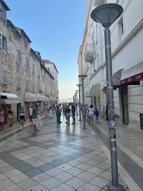 Old town Split was very small compared to Dubrovnik but still beautiful. Lots of shops and restaurants.