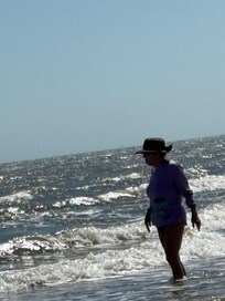 Enjoying the waves