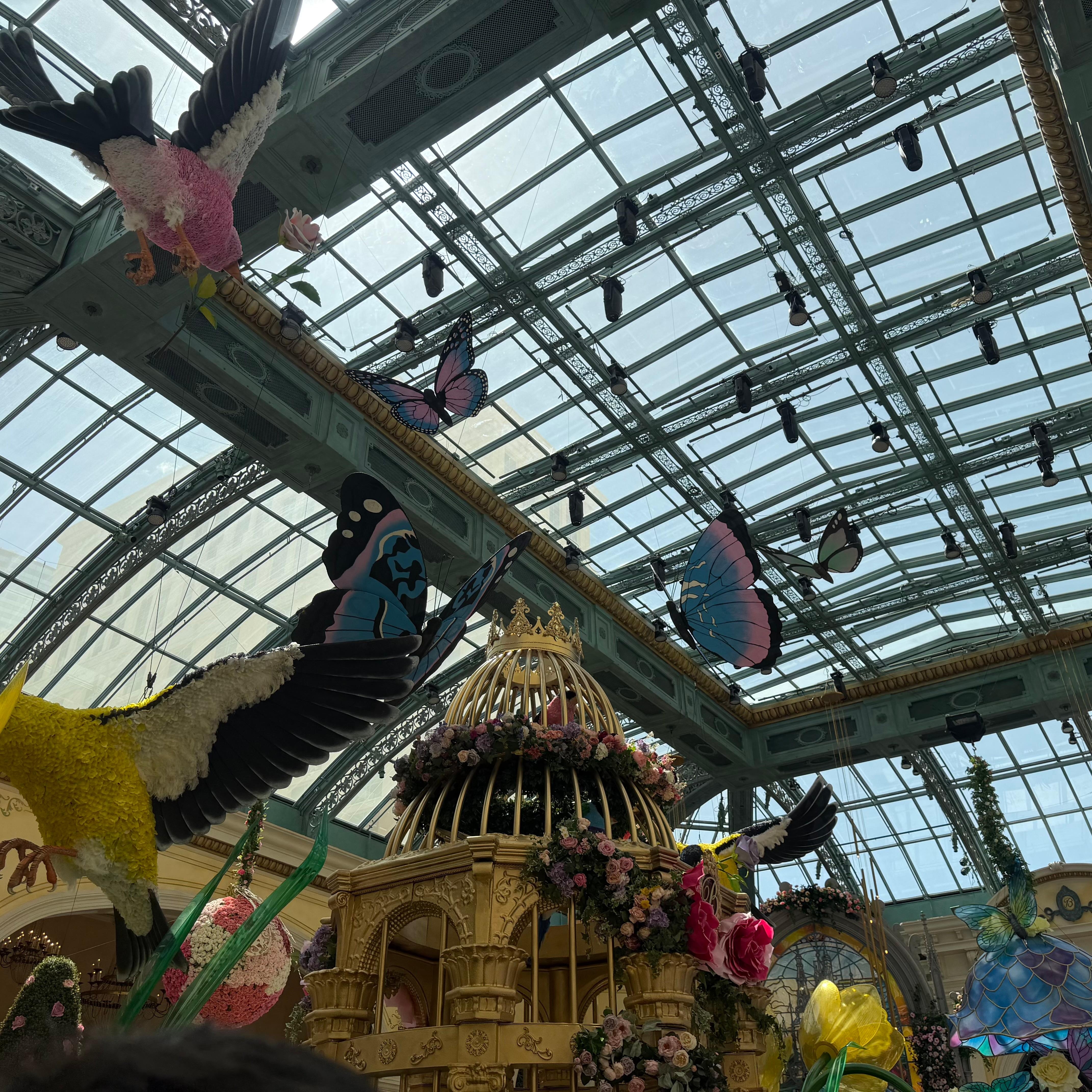 Garden museum display at the Bellagio 