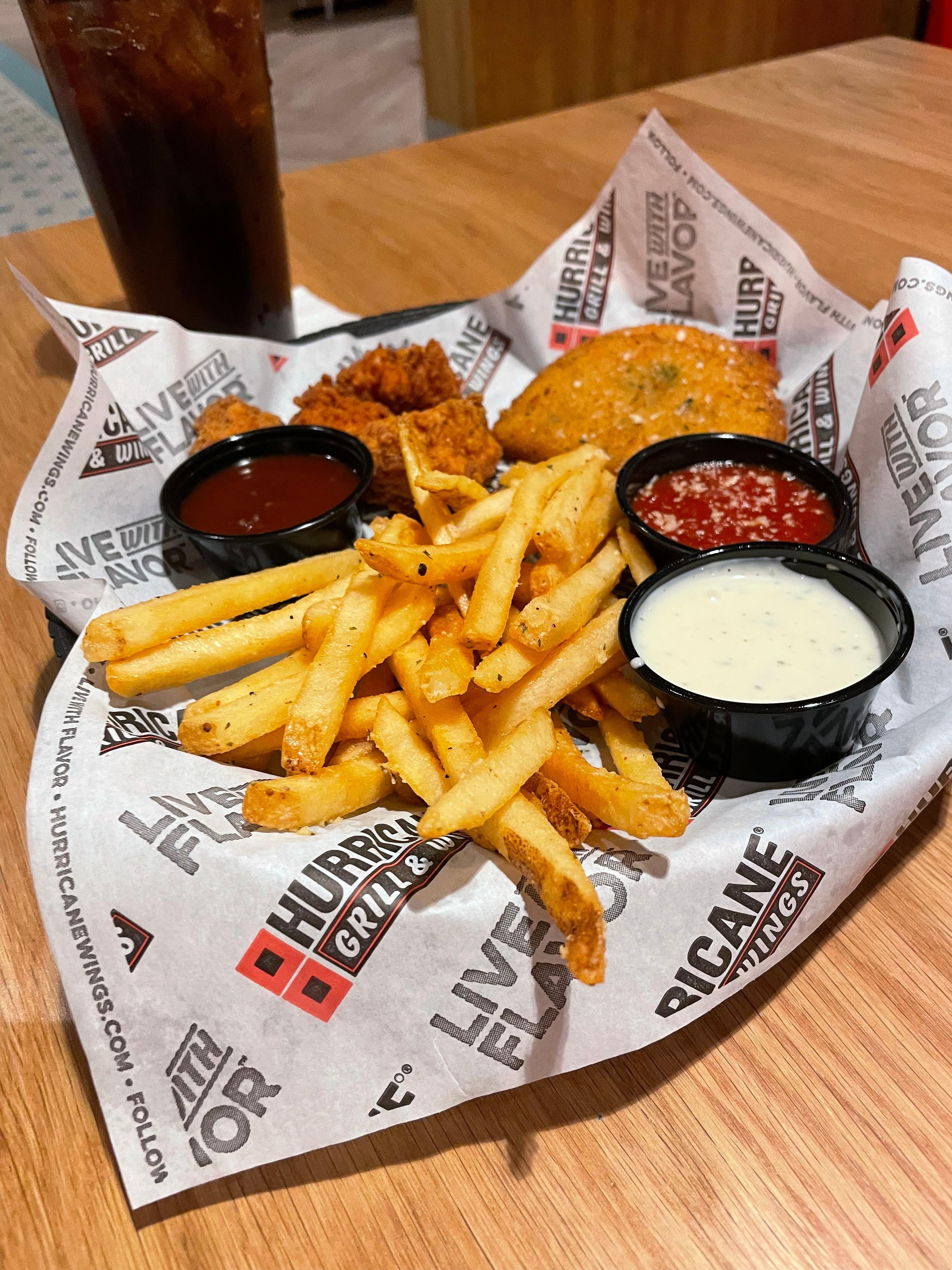 Hurricane bay boneless wings