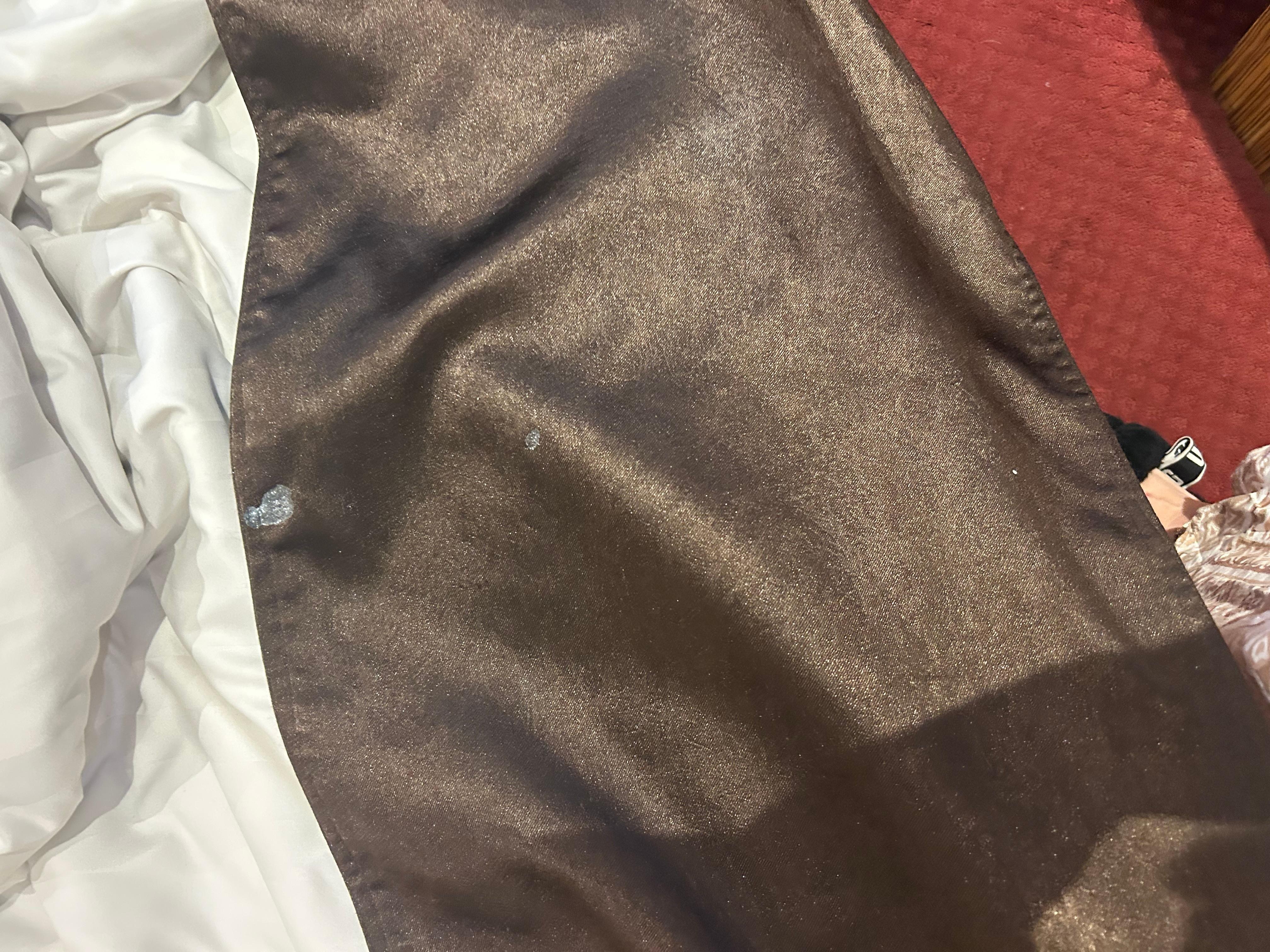 Stains on bed cover 
