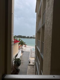 partial ocean view from balcony