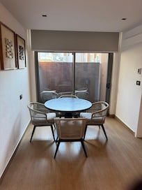 The view from the lounge