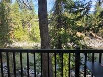 View of the river off the deck.