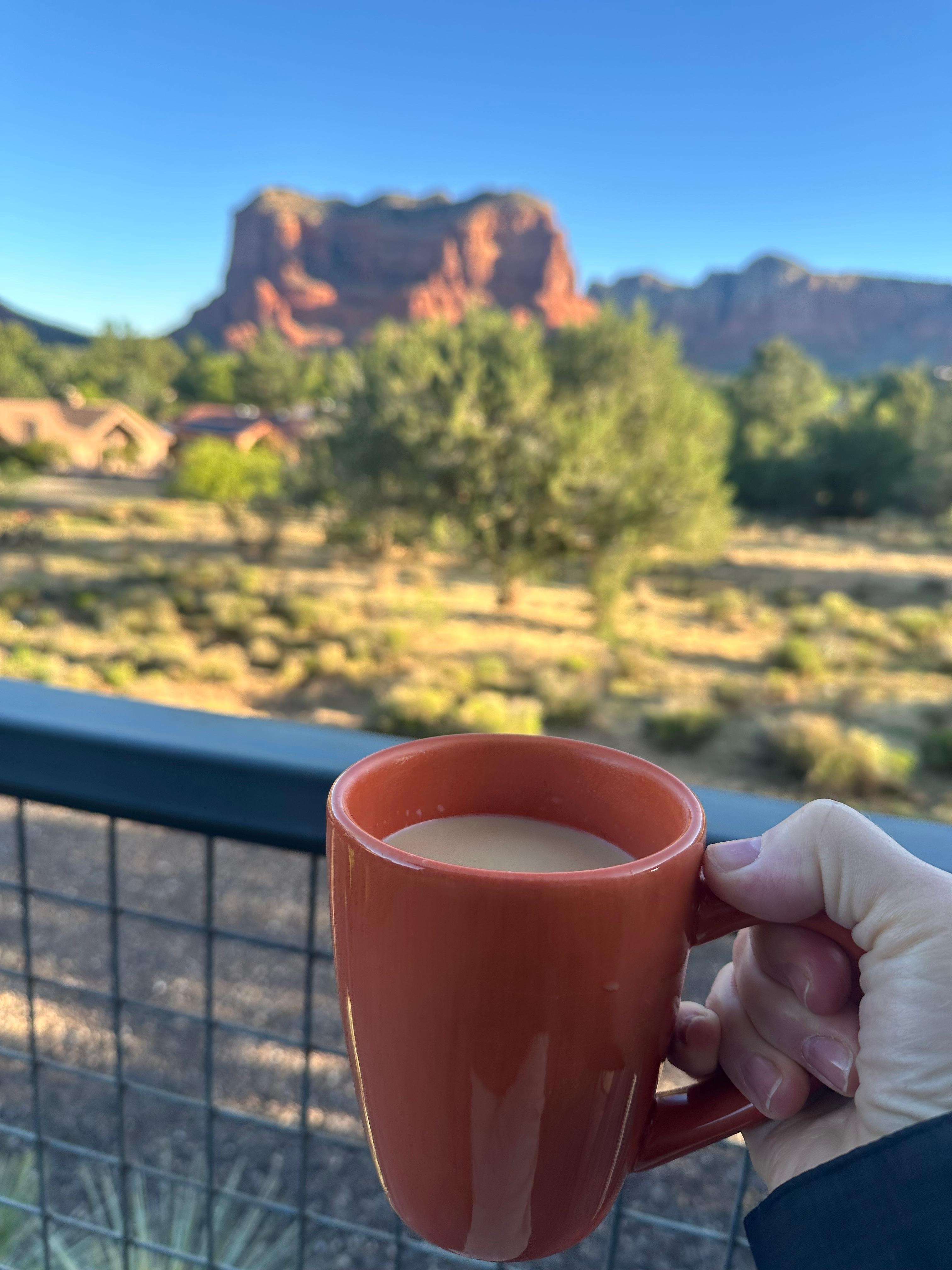 View from the balcony