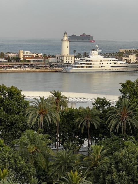 View from hotel