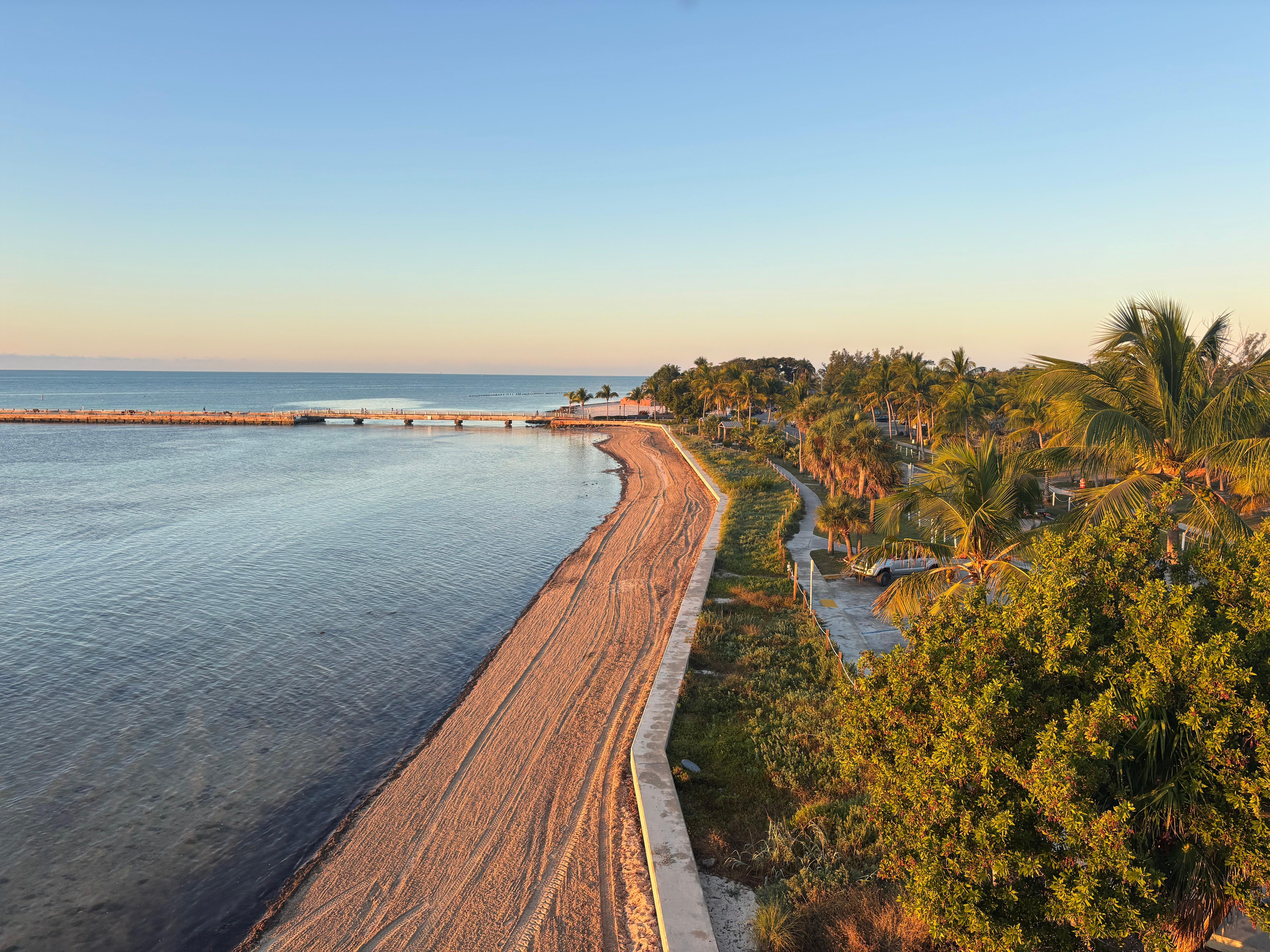 Beach view from balcony