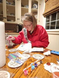 We were crafting for our dear friends 50th Birthday!