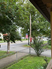 View from front porch