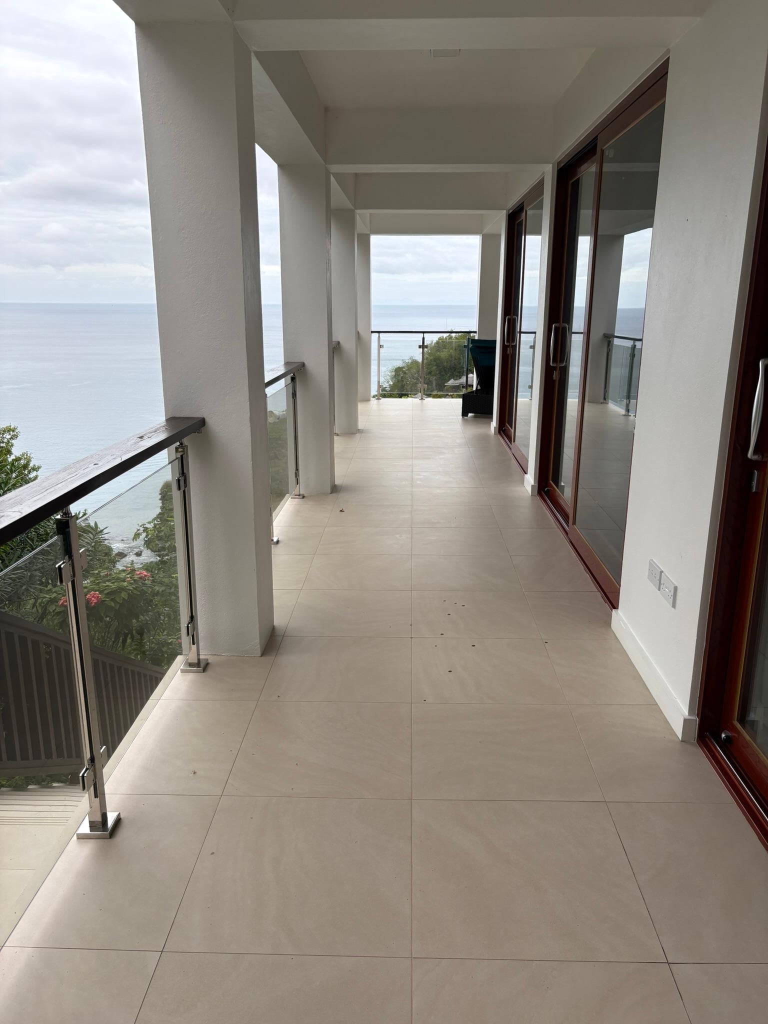 Side of the Suite's wrap around deck.