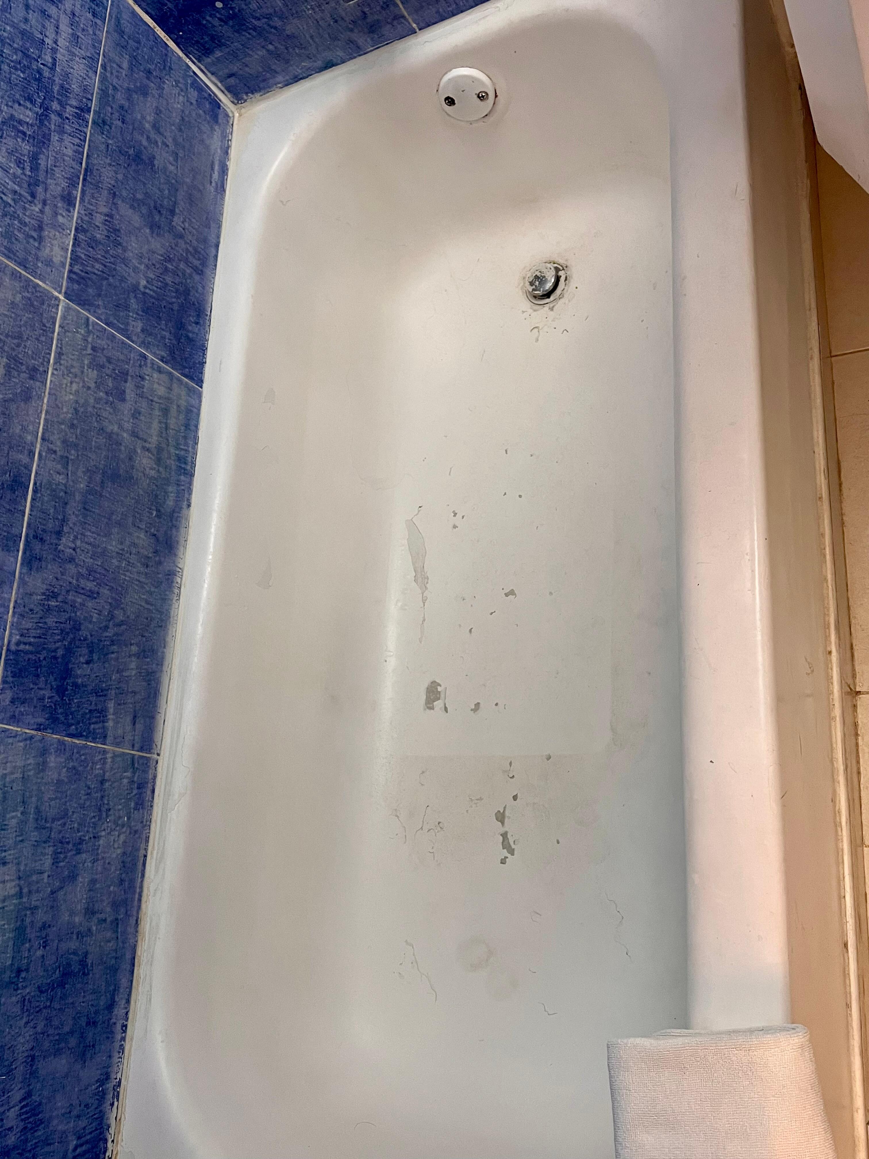 Bathtub upon arrival