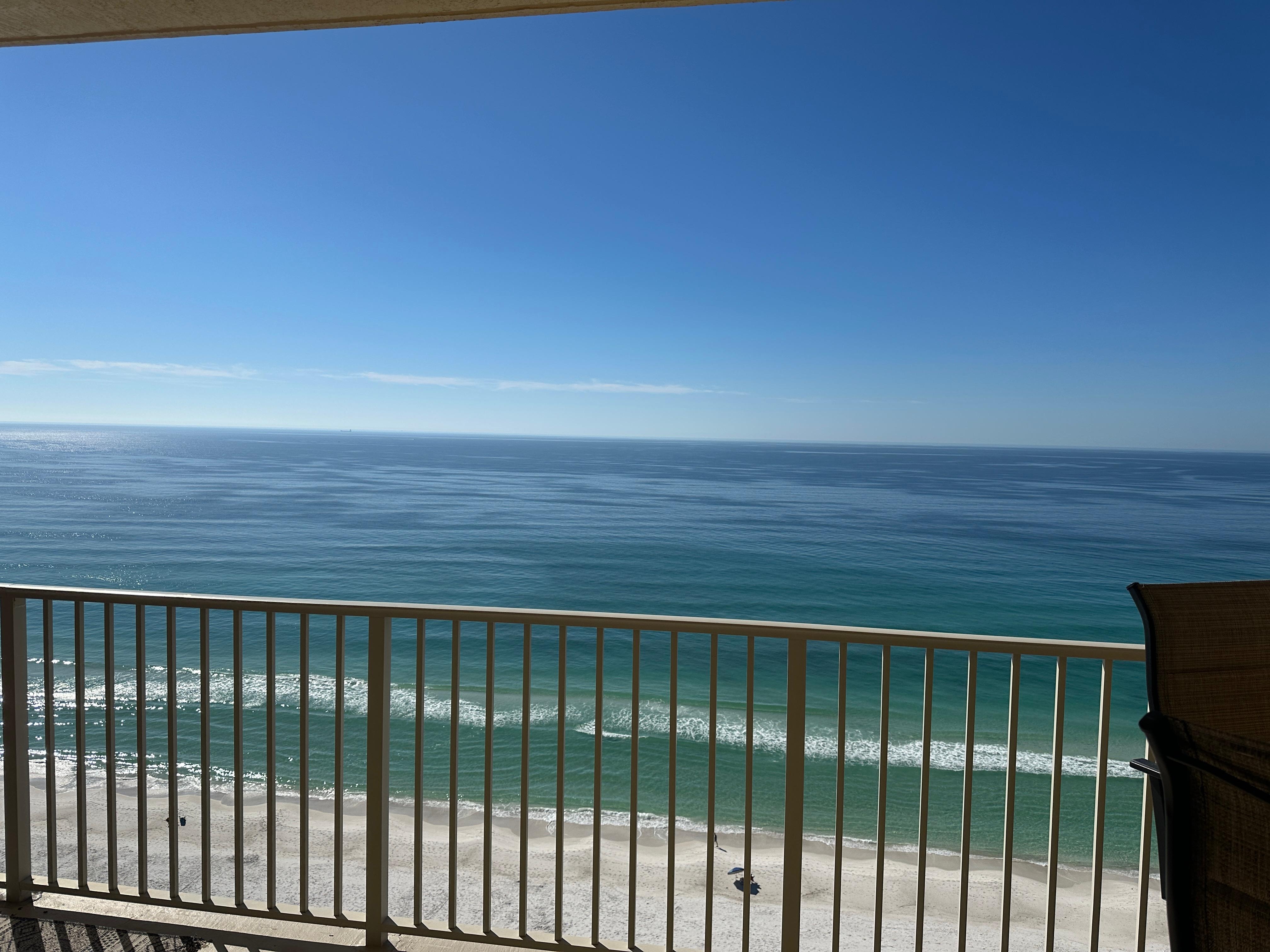 Taken from the balcony…