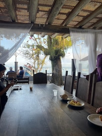 Café com vista pra praia