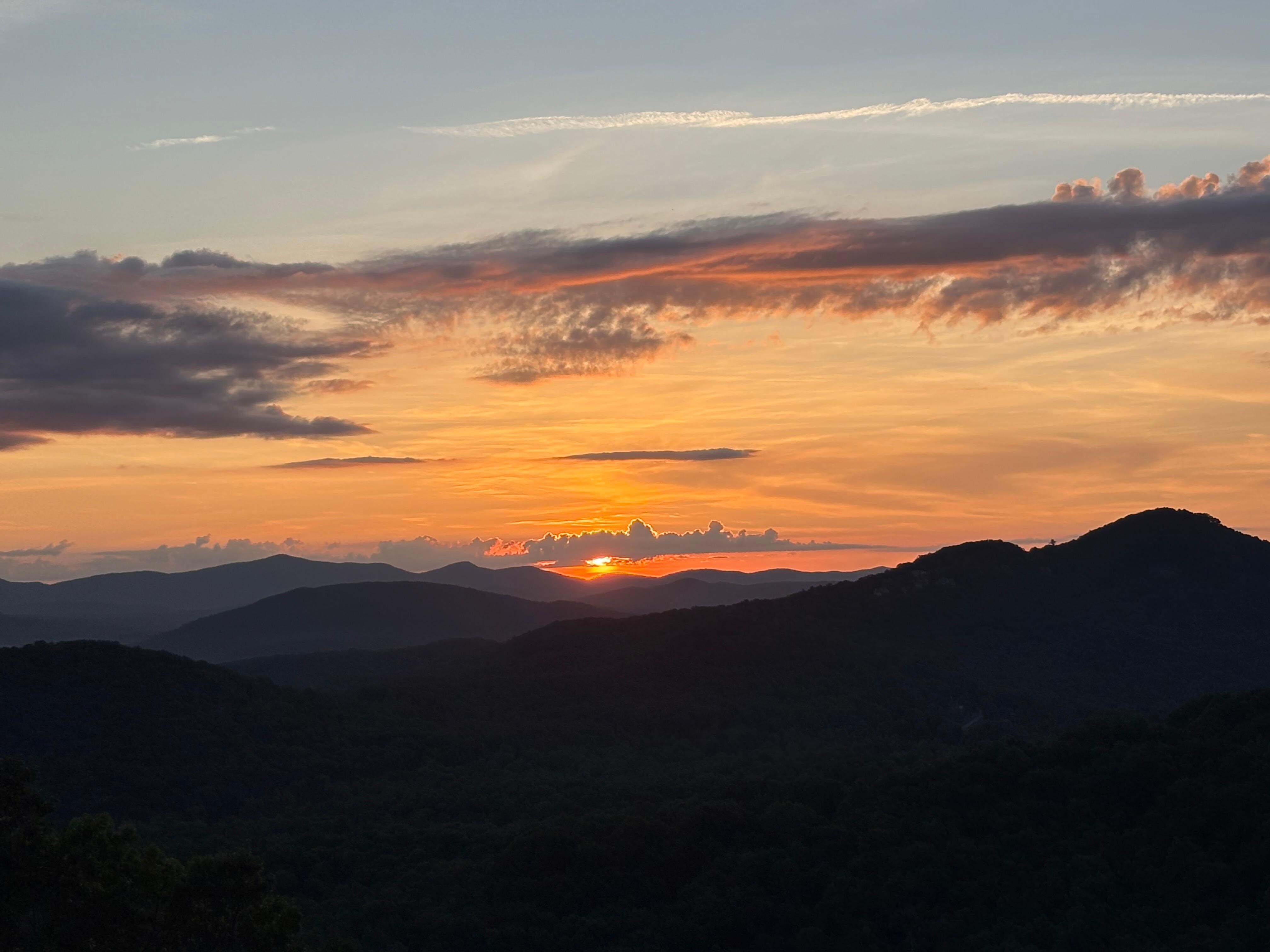 Sunrise on the deck