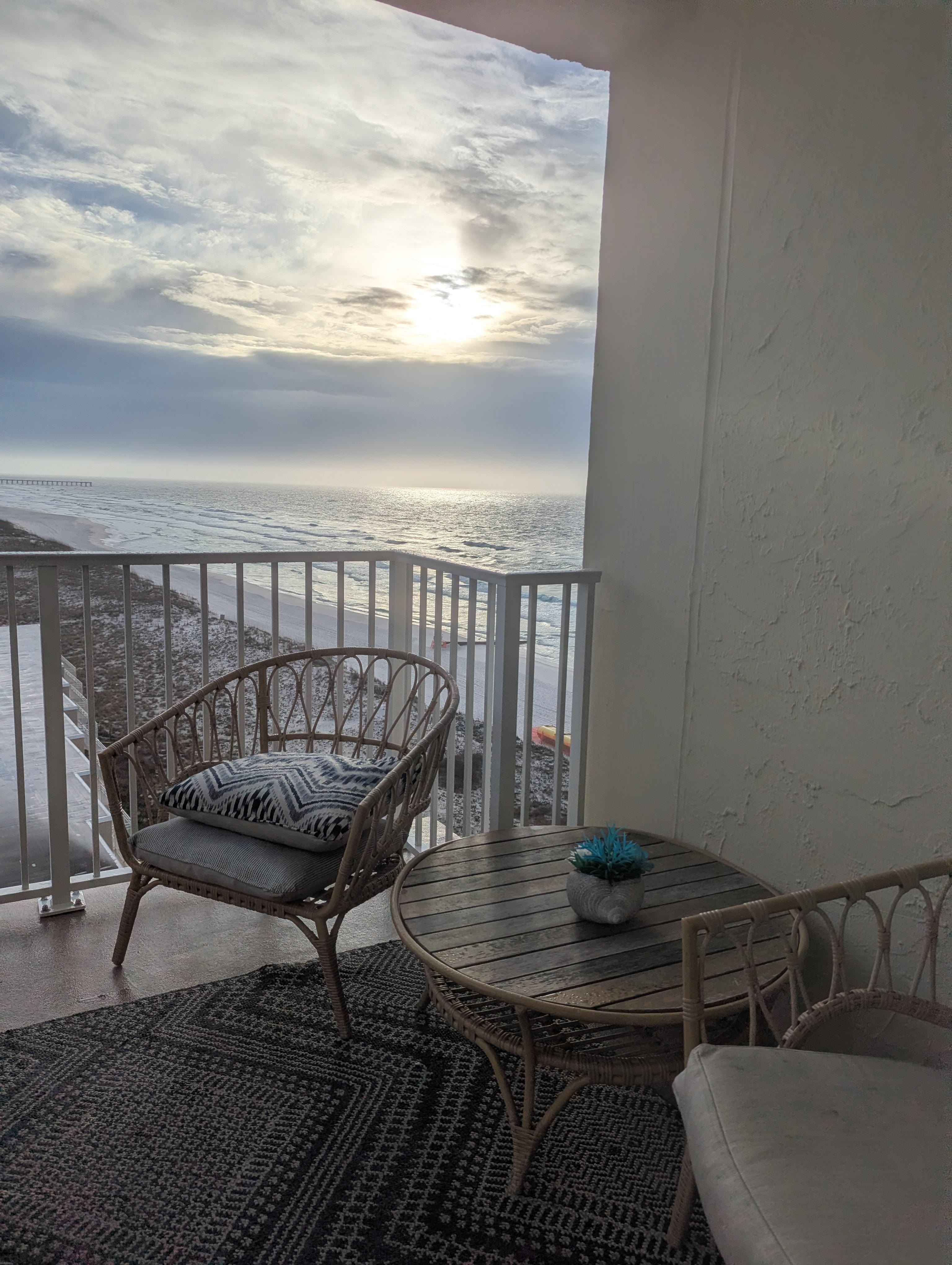 View from the balcony