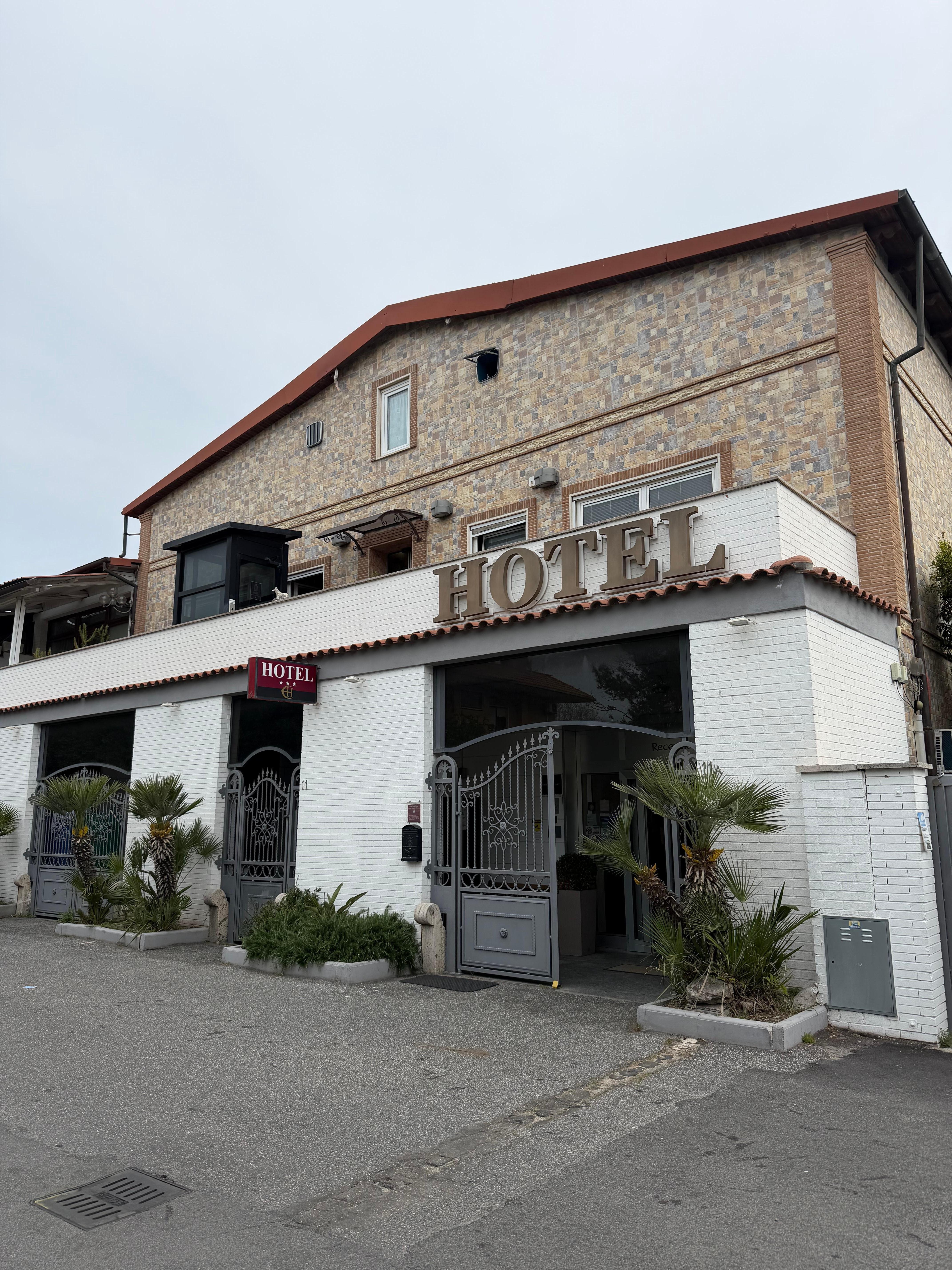 Outside of reception