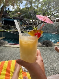 Pina Colada at the Lagoon Pool
