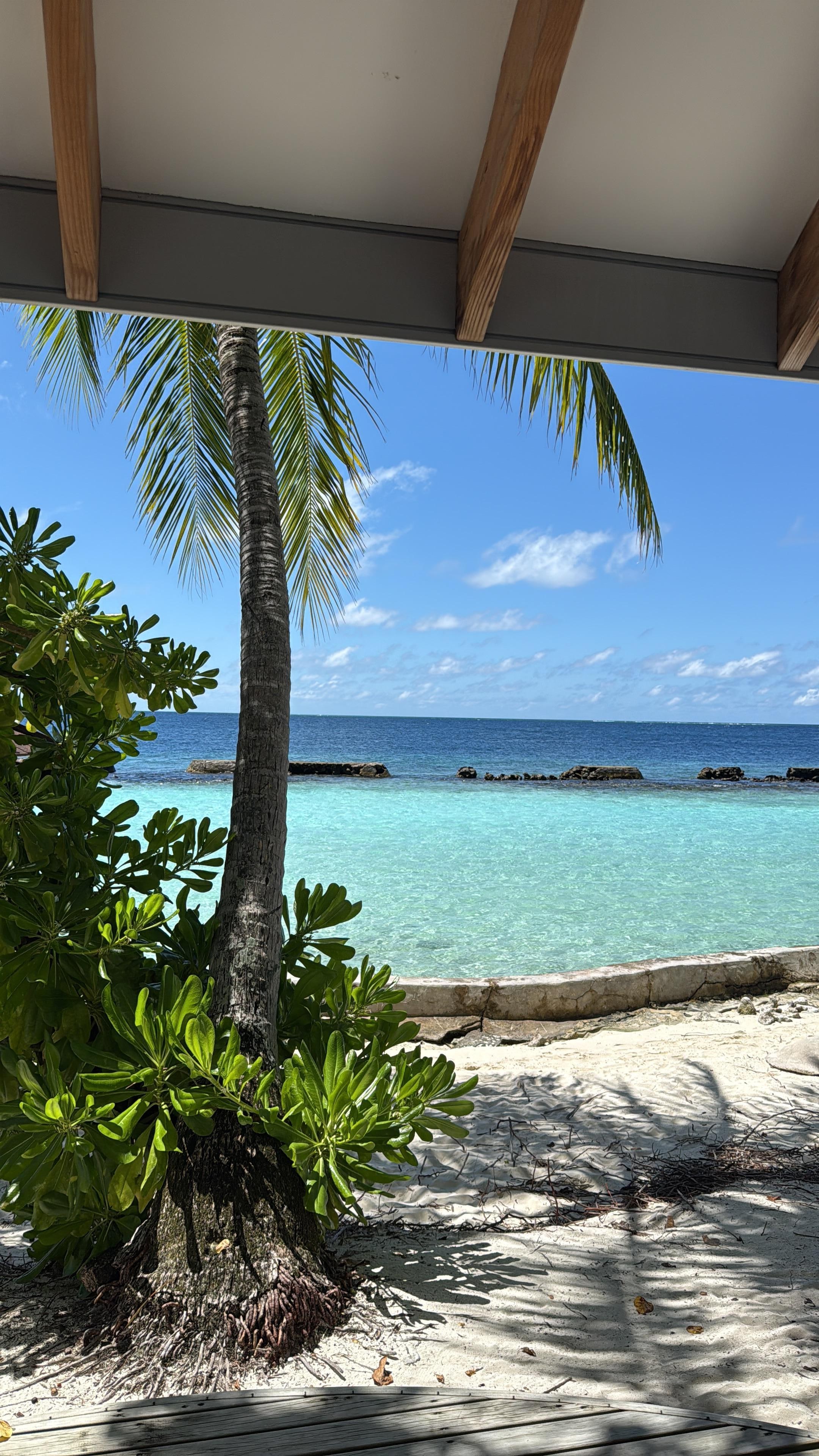 View from our beach villa