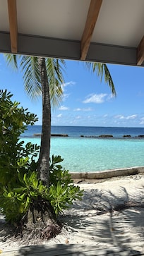 View from our beach villa